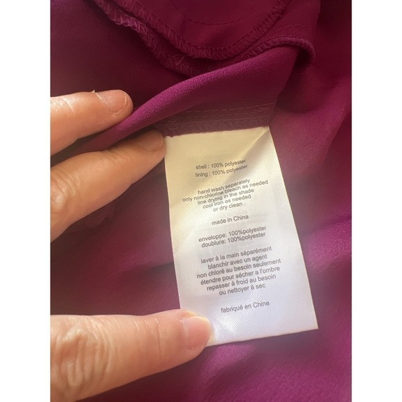 DAVID'S BRIDAL‎ crepe-back satin scoop tank short bridesmaid dress Size 10 NWT - Picture 5 of 6